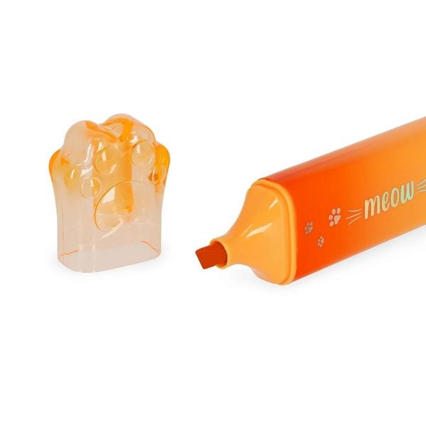 Produktbild: Legami Textmarker - Meow - Kitty in orange