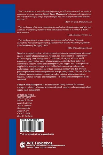 Produktbild: Supply Chain Management