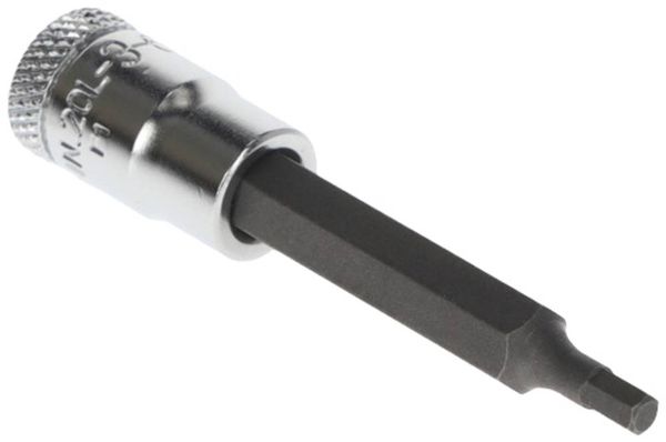 Produktbild: Gedore IN 20 L 3-60 1933256 Innen-Sechskant Schraubendrehereinsatz 3 mm 1/4\" (6.3 mm)
