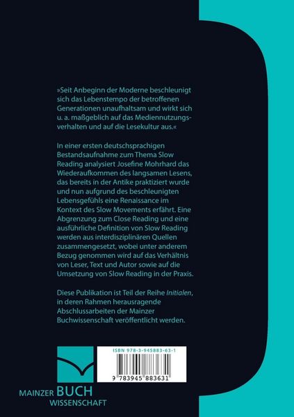 Produktbild: Slow Reading