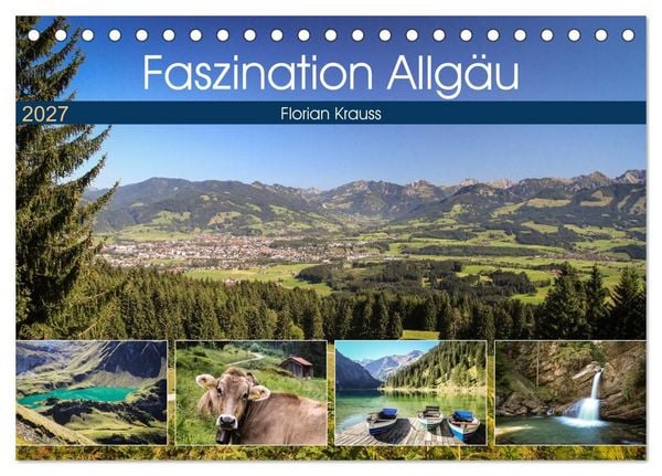 Produktbild: Faszination Allg&auml;u (Tischkalender 2027 DIN A5 quer), CALVENDO Monatskalender