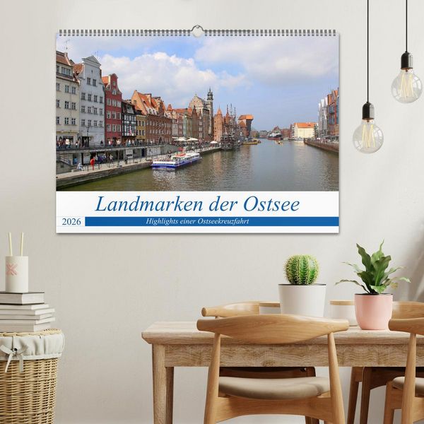 Produktbild: Landmarken der Ostsee (Wandkalender 2026 DIN A2 quer), CALVENDO Monatskalender