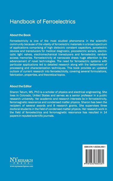 Produktbild: Handbook of Ferroelectrics