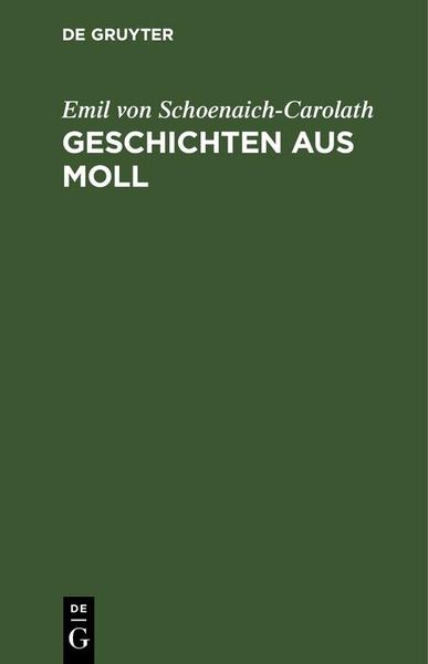 Produktbild: Geschichten aus Moll