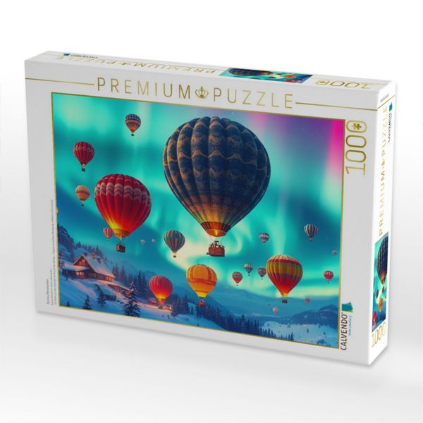 Produktbild: CALVENDO Puzzle Aurora Aeronauten | 1000 Teile Lege-Gr&ouml;&szlig;e 64x48cm Foto-Puzzle f&uuml;r gl&uuml;ckliche Stunden