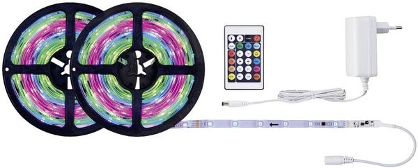Produktbild: Paulmann FN SimpLED Strip RGB 70515 LED-Streifen mit Stecker 12V 10m RGB 1St.