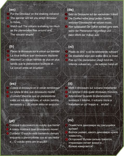 Produktbild: Epoch 7509 - Jurassic World Shaky Volcano, Dinosaurier-Geschicklichkeitsspiel