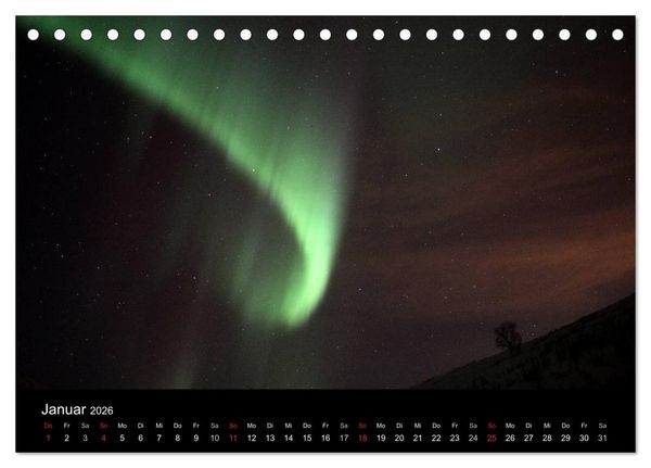 Produktbild: Wintertraum Nordnorwegen (Tischkalender 2026 DIN A5 quer), CALVENDO Monatskalender
