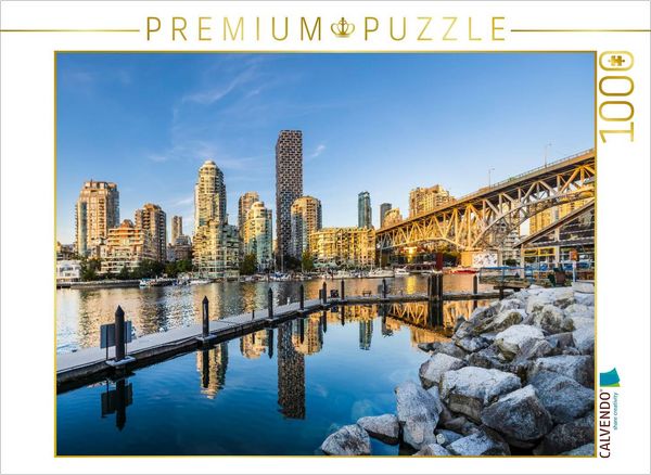 Produktbild: CALVENDO Puzzle Vancouver Impression von Granville Island | 1000 Teile Lege-Gr&ouml;&szlig;e 64x48cm Foto-Puzzle f&uuml;r gl&uuml;ckliche Stunden