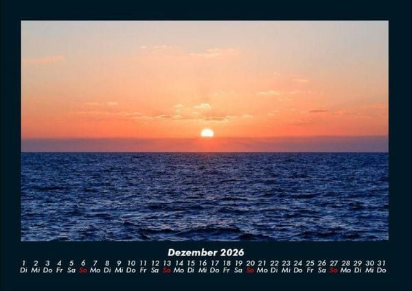 Produktbild: Sonnenunterg&auml;nge 2026 Fotokalender DIN A4