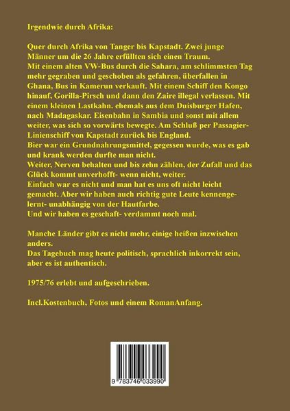 Produktbild: Irgendwie durch Afrika