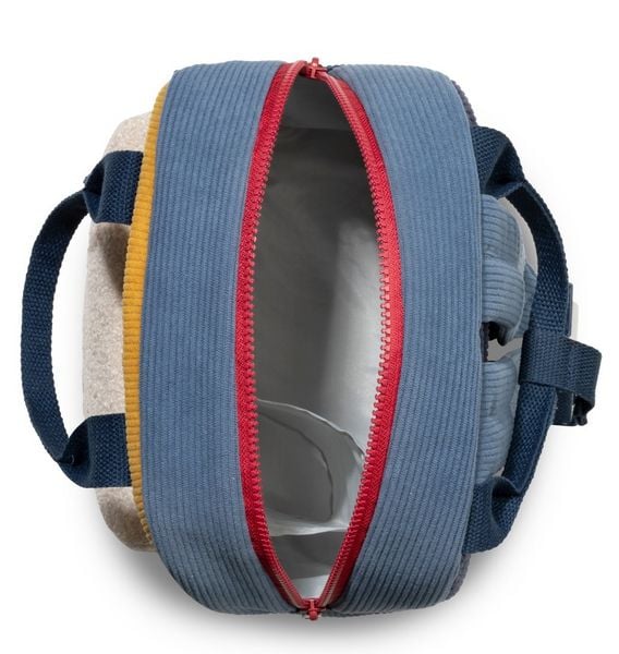 Produktbild: SIEBER Gl&uuml;hw&uuml;rmchen - Kinderrucksack, KIGA Kindergartenrucksack Elena, ocker/dunkelblau, 7 Liter