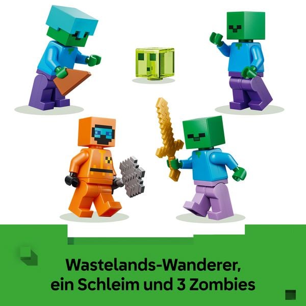 Produktbild: LEGO Minecraft 21587 Zombieverlies, Spielzeug f&uuml;r Kinder ab 8 Jahren
