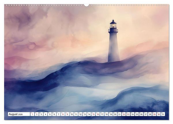 Produktbild: Wellenw&auml;chter (Wandkalender 2026 DIN A2 quer), CALVENDO Monatskalender