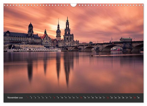Produktbild: Barockstadt Dresden (Wandkalender 2026 DIN A3 quer), CALVENDO Monatskalender