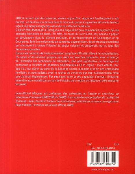 Produktbild: Du Papier et des Hommes; Job et les Papeteries du Comminges et du