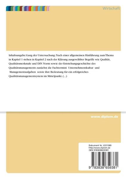 Produktbild: Qualit&auml;tsmanagementsystem nach DIN EN ISO 9000:2000