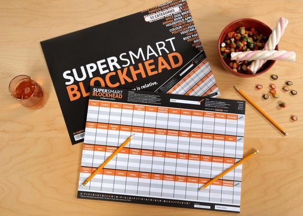Produktbild: DENKRIESEN - SUPER-SMART-BLOCKHEAD - "Intelligence is relative" - A3