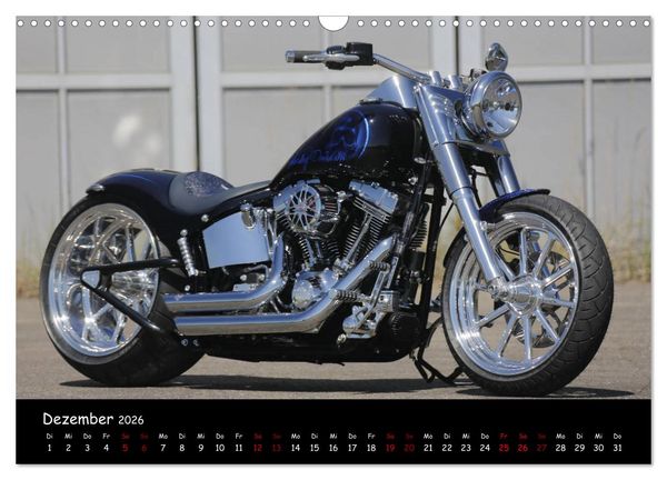 Produktbild: Best of Custom- and Showbikes Kalender (Wandkalender 2026 DIN A3 quer), CALVENDO Monatskalender