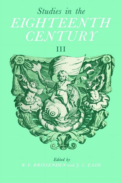 Produktbild: Studies in the Eighteenth Century III