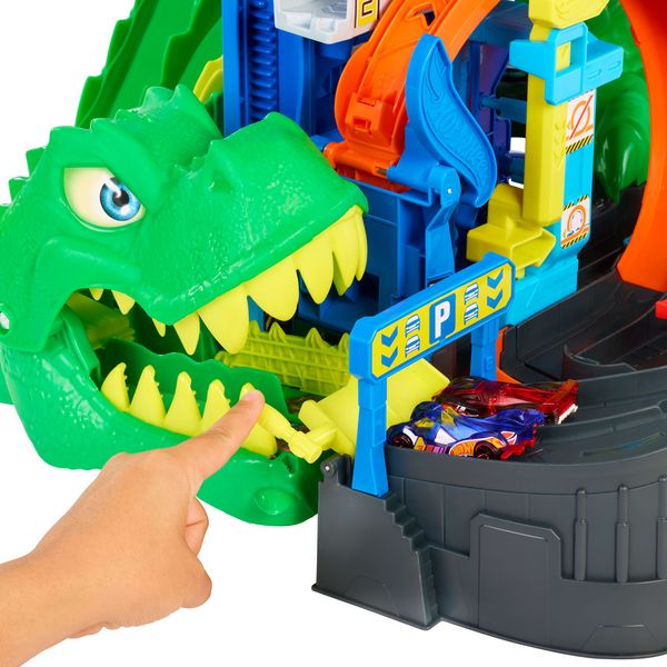 Produktbild: Hot Wheels Ultimat.T-Rex Garage.JHL98