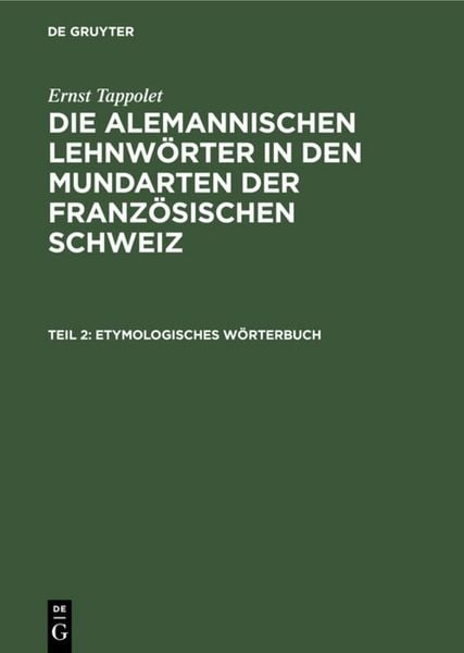 Produktbild: Etymologisches W&ouml;rterbuch