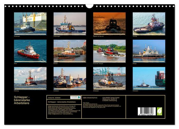 Produktbild: Schlepper - b&auml;renstarke Arbeitstiere (Wandkalender 2026 DIN A3 quer), CALVENDO Monatskalender