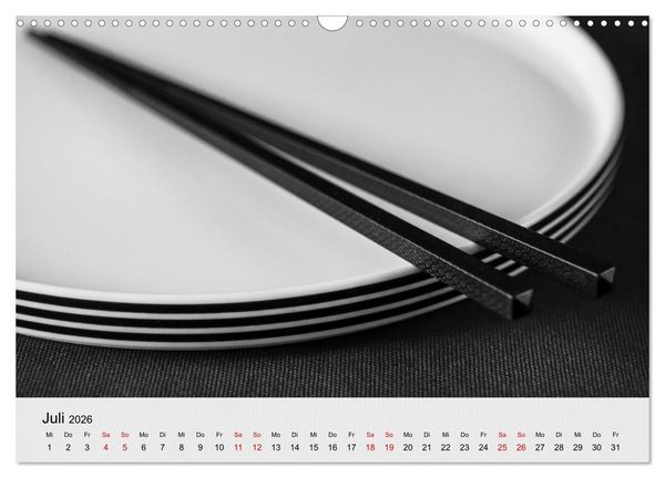 Produktbild: Japanese Cuisine (Wandkalender 2026 DIN A3 quer), CALVENDO Monatskalender