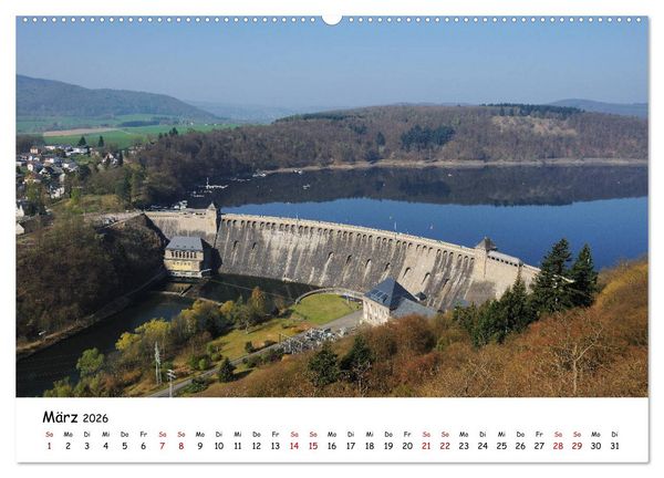 Produktbild: Der Edersee - Das Paradies in Nordhessen (hochwertiger Premium Wandkalender 2026 DIN A2 quer), Kunstdruck in Hochglanz