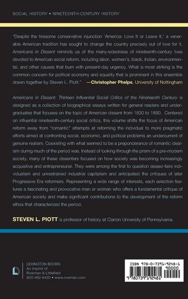 Produktbild: Piott, S: Americans in Dissent