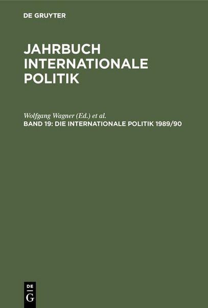 Produktbild: Die Internationale Politik 1989/90