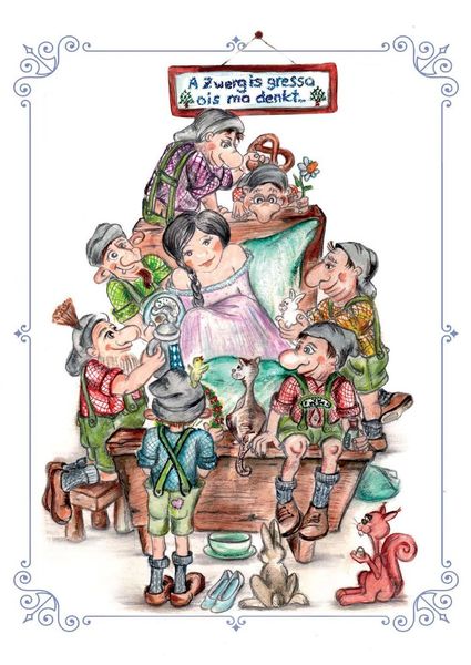Produktbild: Die sch&ouml;nsten Grimms M&auml;rchen auf Bairisch