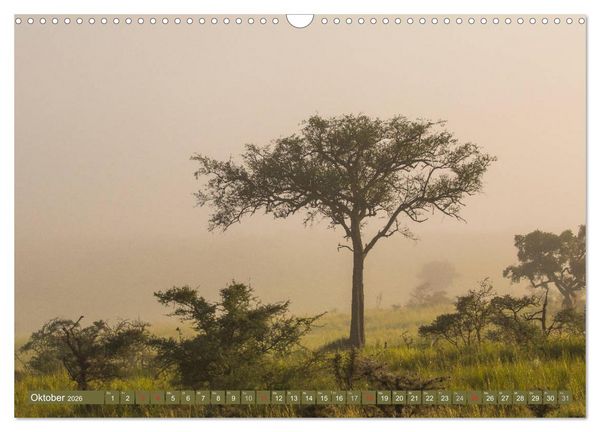 Produktbild: Geheimtipp Uganda (Wandkalender 2026 DIN A3 quer), CALVENDO Monatskalender