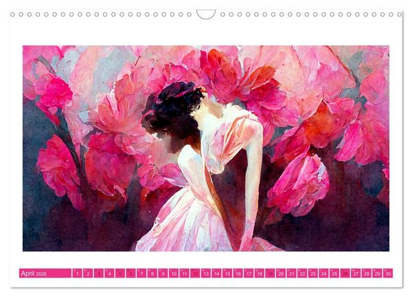 Produktbild: Romatic Ballerina (Wandkalender 2026 DIN A3 quer), CALVENDO Monatskalender