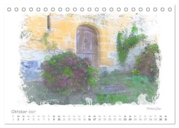 Produktbild: Romantisches P&eacute;rigord (Tischkalender 2027 DIN A5 quer), CALVENDO Monatskalender