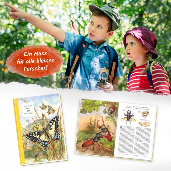 Produktbild: Tr&ouml;tsch Sachbuch Die gro&szlig;artige Welt der Insekten