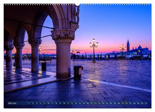Produktbild: Venedig - eine Stadt f&uuml;r Tr&auml;umer (Wandkalender 2026 DIN A2 quer), CALVENDO Monatskalender