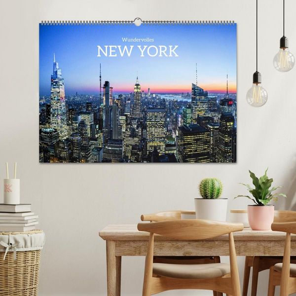 Produktbild: Wundervolles New York (Wandkalender 2027 DIN A2 quer), CALVENDO Monatskalender