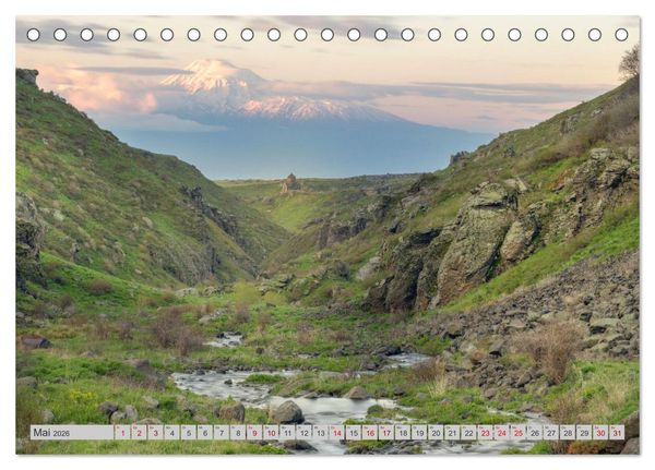 Produktbild: Steine Des Glaubens: Heiliges Armenien (Tischkalender 2026 DIN A5 quer), CALVENDO Monatskalender