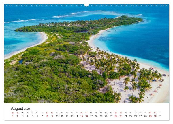 Produktbild: Venezuela - Eine Reise entlang der Karibikk&uuml;ste. (Wandkalender 2026 DIN A2 quer), CALVENDO Monatskalender