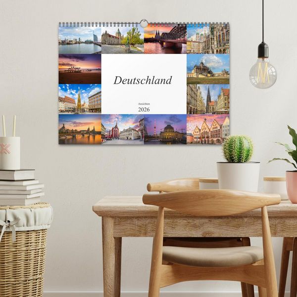 Produktbild: Deutschland Ansichten (Wandkalender 2026 DIN A3 quer), CALVENDO Monatskalender