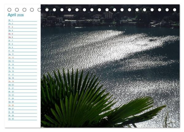 Produktbild: Wundersch&ouml;nes Tessin (Tischkalender 2026 DIN A5 quer), CALVENDO Monatskalender