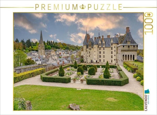 CALVENDO Puzzle Schloss Langeais | 1000 Teile Lege-Größe 64 × 48 cm Foto-Puzzle für glückliche Stunden