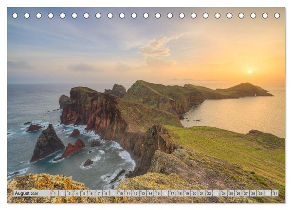 Produktbild: Wundersch&ouml;nes Madeira (Tischkalender 2026 DIN A5 quer), CALVENDO Monatskalender