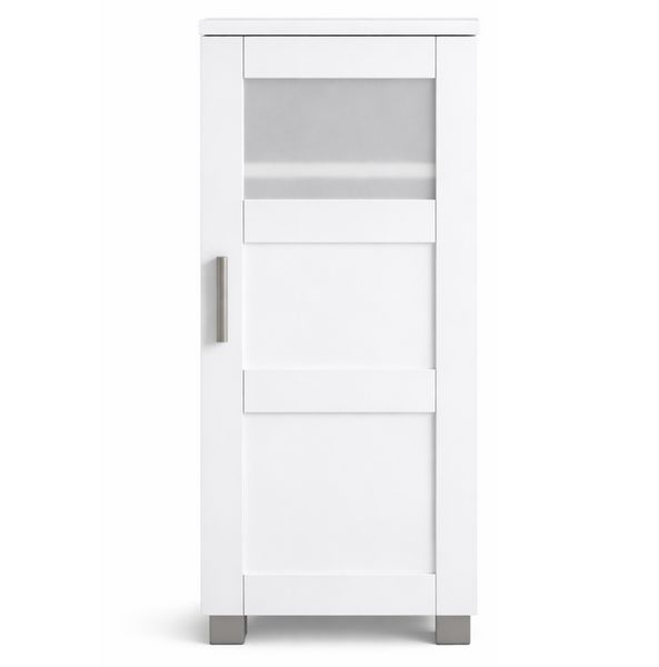 Produktbild: Holz Badschrank Midischrank Nilari 70 x 38 x 28 cm
