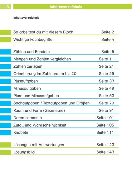 Produktbild: Mathe-Testblock So gut bin ich! 1. Klasse