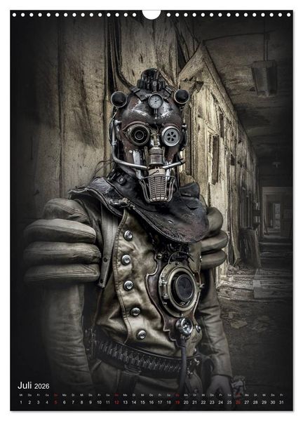 Produktbild: Steampunk Artwork (Wandkalender 2026 DIN A3 hoch), CALVENDO Monatskalender