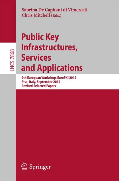 Produktbild: Public Key Infrastructures, Services and Applications