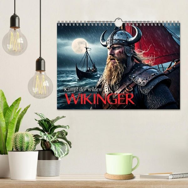Produktbild: Kampf der wilden Wikinger (Wandkalender 2026 DIN A4 quer), CALVENDO Monatskalender