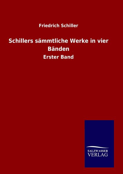 Produktbild: Schillers s&auml;mmtliche Werke in vier B&auml;nden